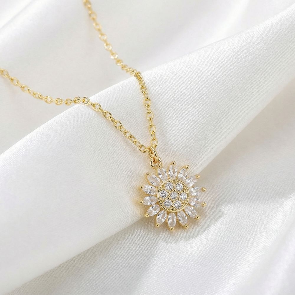 Collier anti-stress - Tournesol - Pour Maman